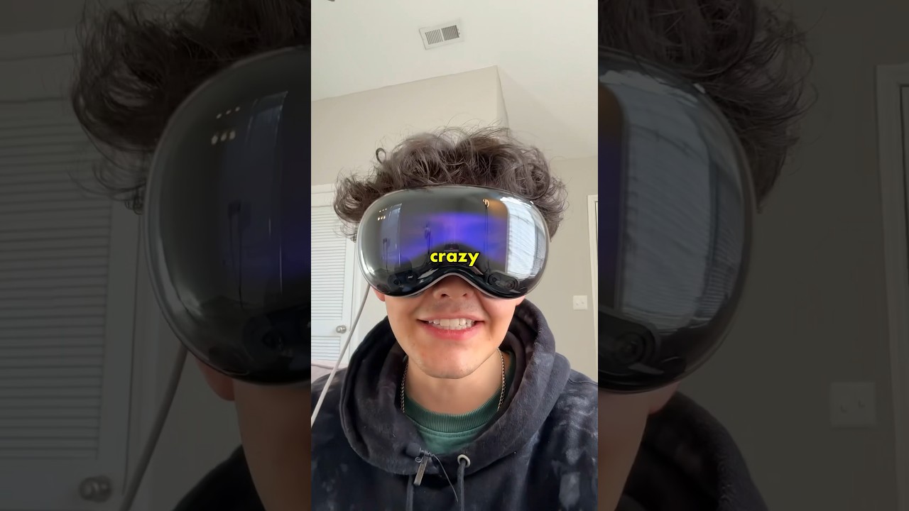 ⁣Trying Vision Pro for the FIRST Time