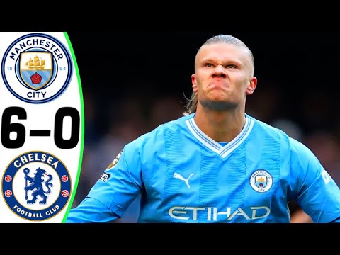 Manchester City vs Chelsea 6-0 - All Goals and Highlights - 2024 🔥 HAALAND