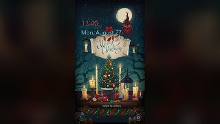 Galaxy Premium Theme - Whimsical Christmas Animated Lockscreen