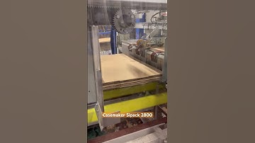 Casemaker Sipack 2800 #packagingmachine#cartonboxmachinery#foldergluermachine#sipack#casemaker