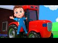 El Viejo MacDonald tenía una Granja - Tractor rojo | Canciones Infantiles - ZooLoo Kids en Español