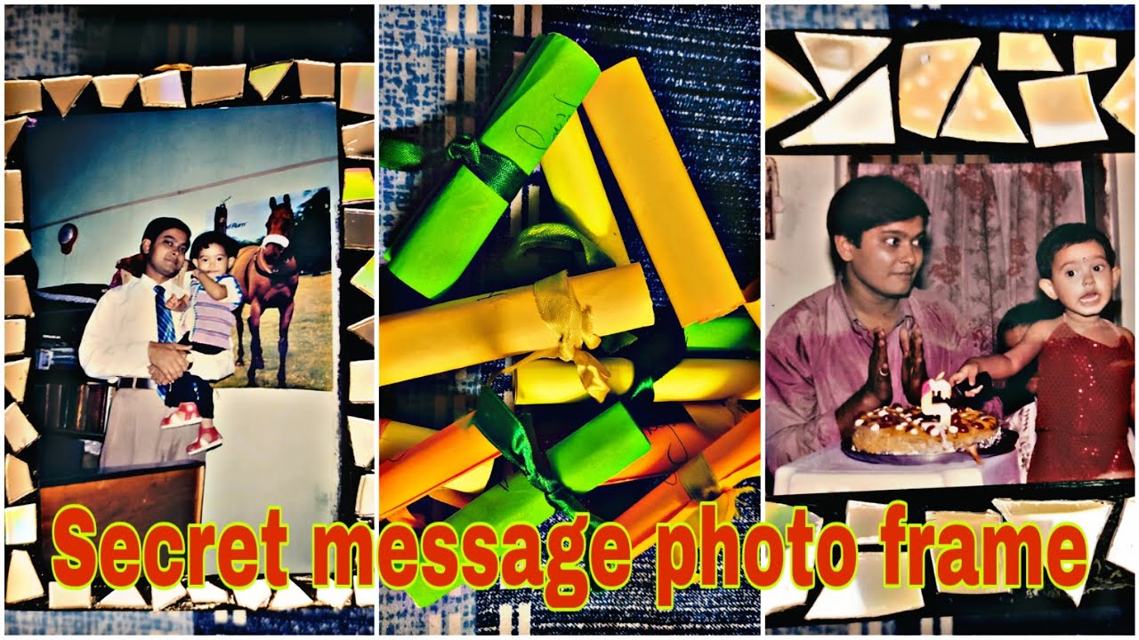 Father's day special | last minute gift idea | secret message photo