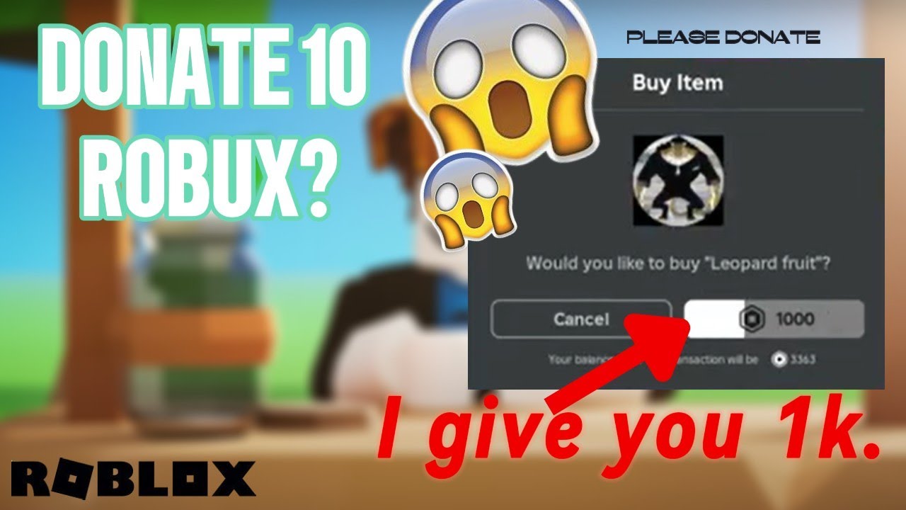 First person to donate to me, gets 1k (please donate) - YouTube