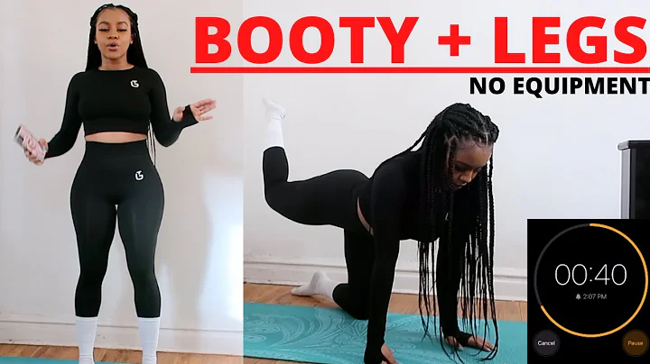 BEST HOME LOWER BODY WORKOUT || 20 minutes NO equipment || GET THICK WITH ME