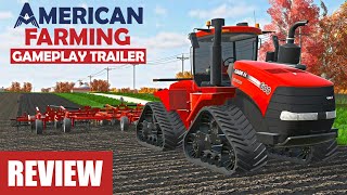 AMERICAN FARMING GAMEPLAY TRAILER! - REVIEW (MOBILE)
