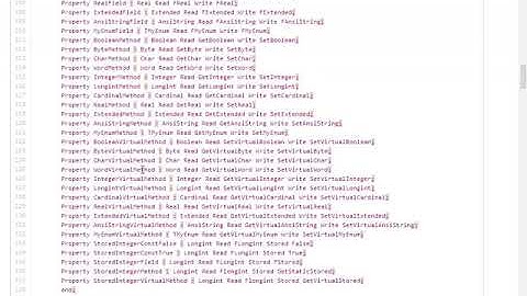 T2Ti ERP 2 0   Lazarus   RTTI   04 TypInfo Reference