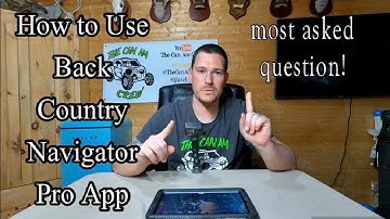 How to Use Back Country Navigator Pro App with our Samsung Tab A8 10.5 and Tab A7 Lite