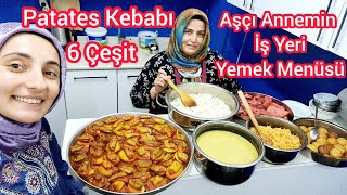 Aşçı Annemin 25 Kişilik Yemek Menüsü Patates Kebabı Şekerpare Karpuz Bulgur Pirinç Pilavı