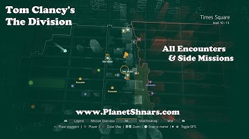 All Encounters & Side Missions - Times Square - Tom Clancy