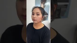 Легкий макияж и нижний пучок #dancehall #makeup #makeupartist #прически #макияж