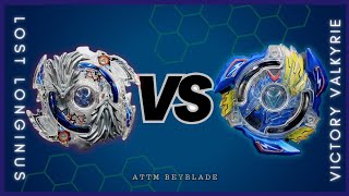 REBATTLE | LOST LONGINUS.N.Sp vs VICTORY VALKYRIE.B.V | ON REAL LIFE BEYBLADE STADIUM