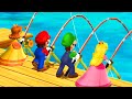 Mario Party 9 - Minigames (Master Difficulty) - Mario vs Luigi vs Daisy vs Peach