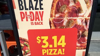 探店Blaze Pizza 才3.14元一个