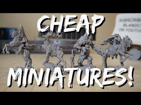 Unboxing Cheap Alternative Miniatures for Dungeons and Dragons - Tainted Grail and Altar Quest
