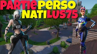 LIVE FORTNITE PARTIE PERSO MZ