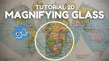 How to make magnifying glass in Godot 4+ | Magnifying Glass tutorial 2d