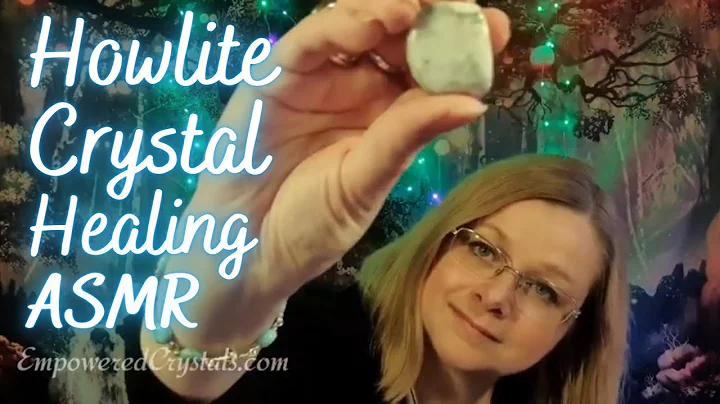 Reiki asmr. White Howlite crystal healing for sleep & insomnia