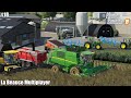 Canola harvest, Buying chickens, Selling milk, Plowing │La Beauce│Multiplayer│FS 19│Timelapse#18