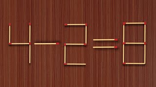 Move Only One Stick To Make Equation Correct, Matchstick Puzzle✓ by Un'IQ'ue Logic  760 views 2 weeks ago 4 minutes, 59 seconds