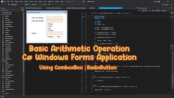C# Windows Forms Application | Basic Arithmetic Operations