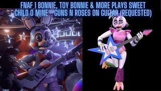 Epic FNAF Guitar Jam: Bonnie, Toy Bonnie & More Shred Guns N Roses! (Requested)