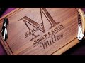 Personalizedeengraved cutting boards