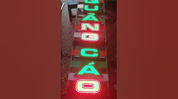 3D Làm Bảng hiệu sx thi công lăp đặt bảng biển quảng cáo led #3ddecor #led #3d #lambanghieu