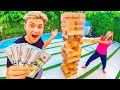 WORLDS BIGGEST JENGA!! (WINNER GETS $10,000)