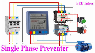 Single phase preventer connection Circuit diagram | VSP SPG Connection | EEE Tutors