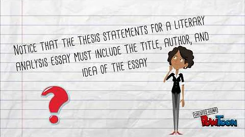 Intro. to Literary Analysis