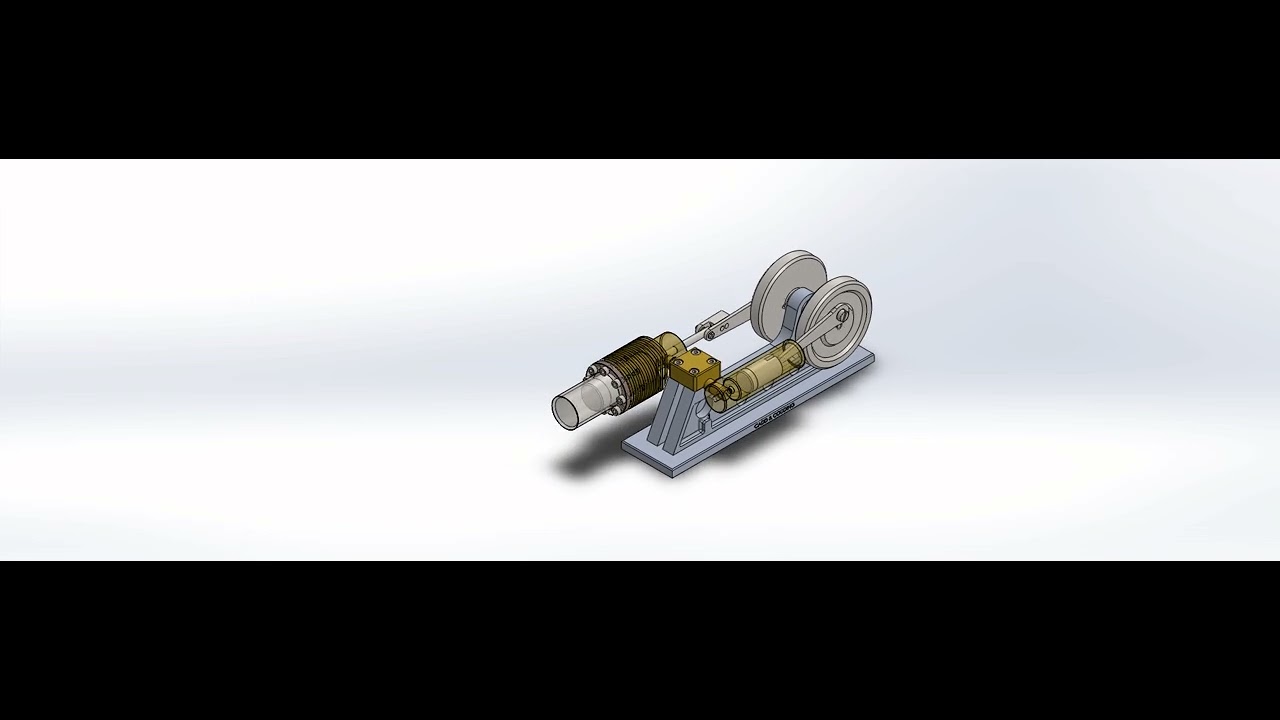 STERLING ENGINE ANIMATION 2 - YouTube