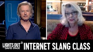 David Spade’s Mom Learns Naughty Internet Slang - Lights Out with David Spade (Oct 31, 2019)