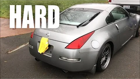 How HARD Is It To Drift A Stockish 350z?!