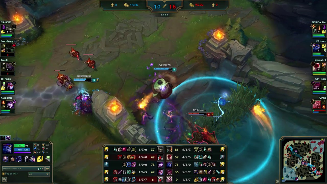 Cloud9 Jensen - Aurelion Sol vs Morgana- patch 7.22