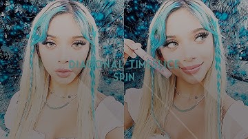 diagonal timeslice spin | videostar tutorial + presets