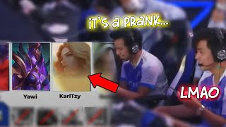 Lol Karltzy Pranked The Crowd By Doing This...