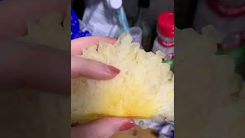 Cut into the fungus