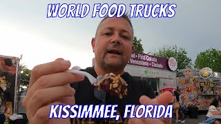 World Food Trucks, Kissimmee FL. I Can't Believe The Variety Of Food Here! Full Tour, Food Review!