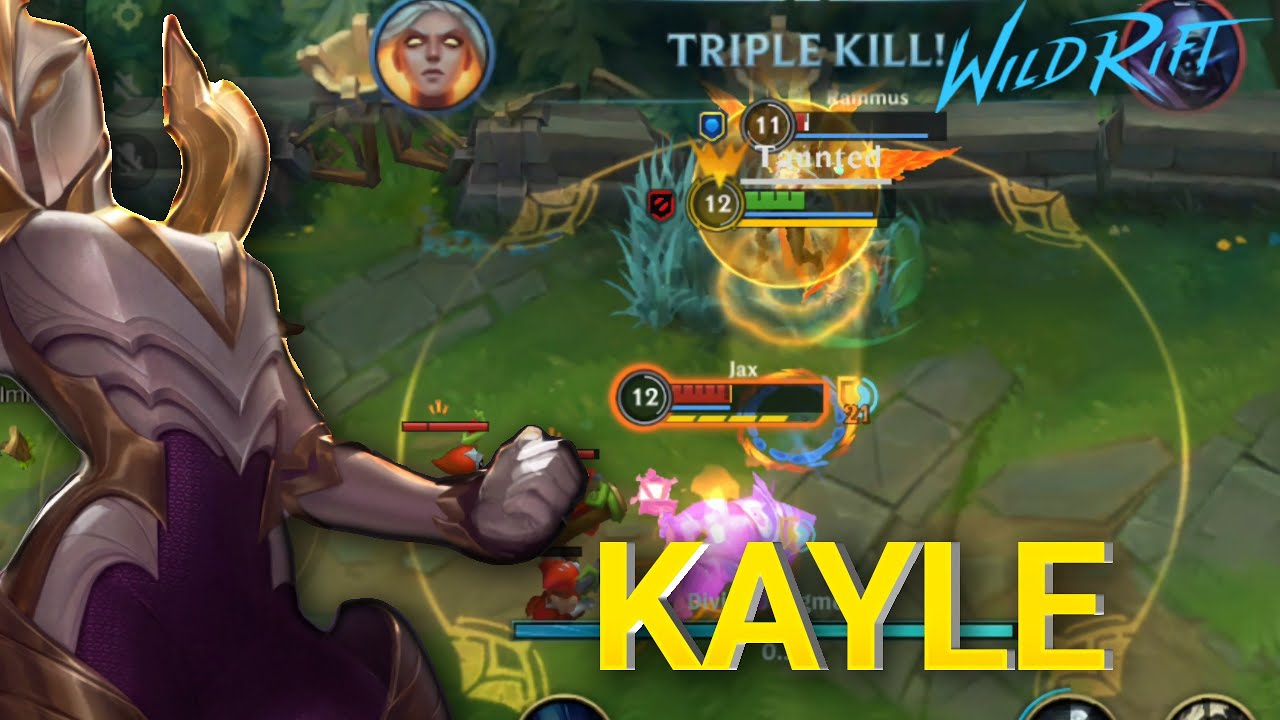 Wild Rift KAYLE MID LANE Gameplay Builds and Runes - YouTube