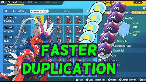 FASTER Duplication glitch in Pokemon Scarlet and Violet!