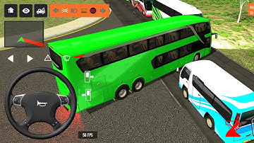 2025 new coach bus simulator 💥 || indonesia bus simulator part-7 #bus #game #simulator #comman