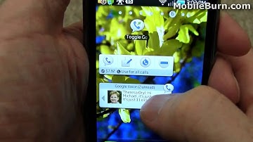 Google Voice for Android widgets demo