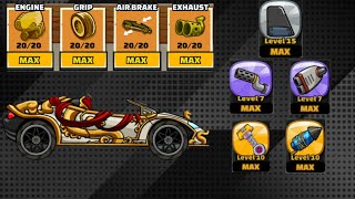 Maxing out my Supercar + Some good records |Hill climb racing 2| screenshot 5