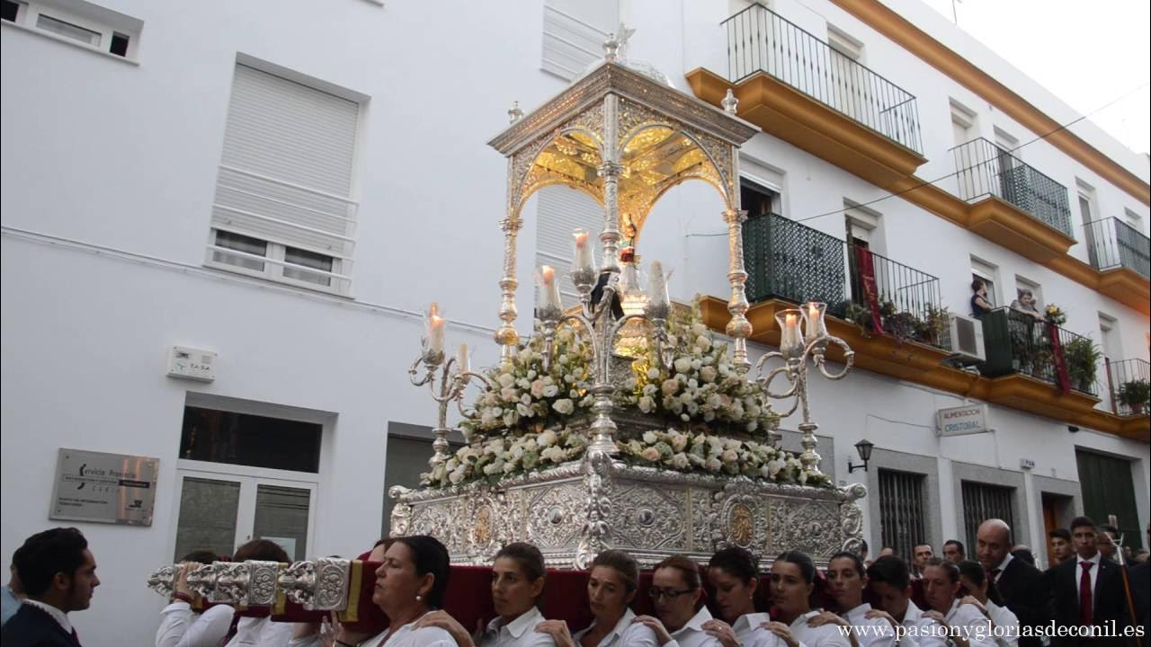 Horario e Itinerario Procesión de la Virgen de las Virtudes, Patrona y Protectora de Conil de la Frontera, 2025