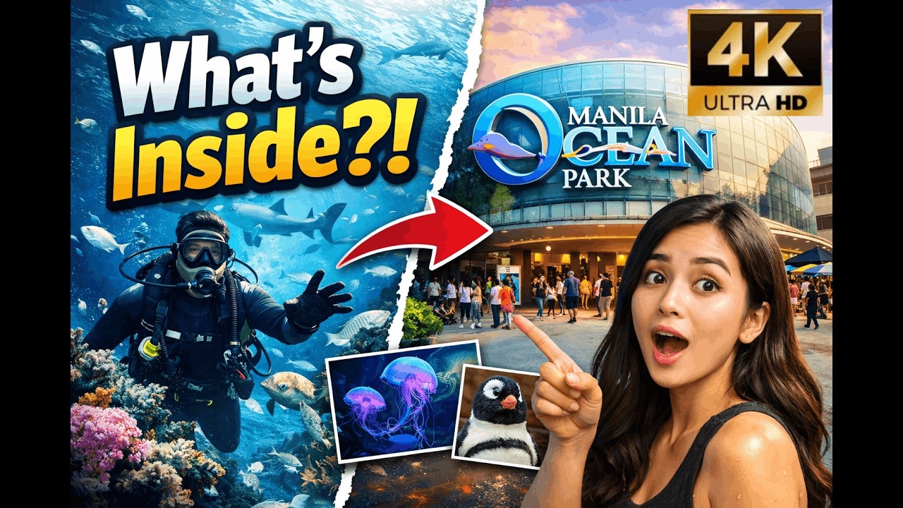 Manila Ocean Park Like You’ve NEVER Seen Before (Walking Tour)