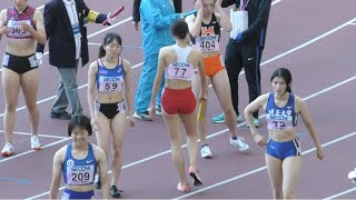 予選  女子4×100mR  関東インカレ陸上2024