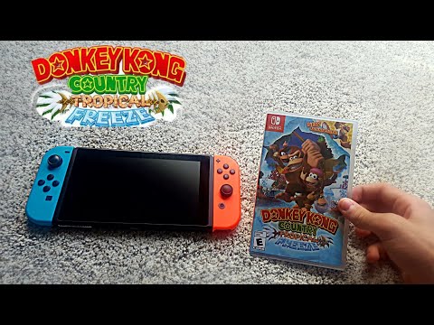 Donkey Kong Country: Tropical Freeze Nintendo Switch Lite Gameplay