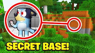 Minecraft: Whats Inside The BLUEY.EXE Secret base? (Ps5/XboxSeriesS/PS4/XboxOne/PE/MCPE)