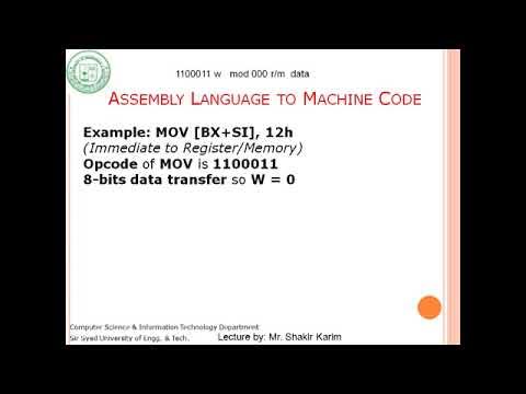 Example-3 machine level instructions - YouTube