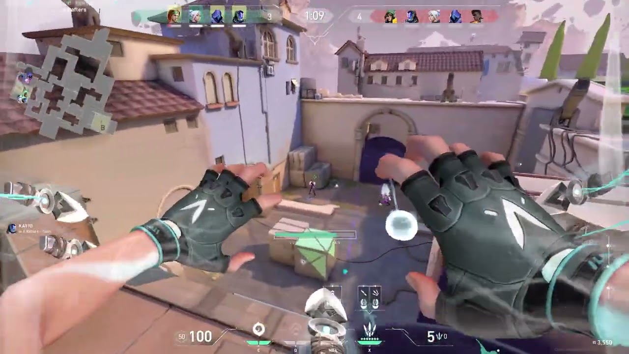 Jett Knives Thrifty Round | Valorant Clip